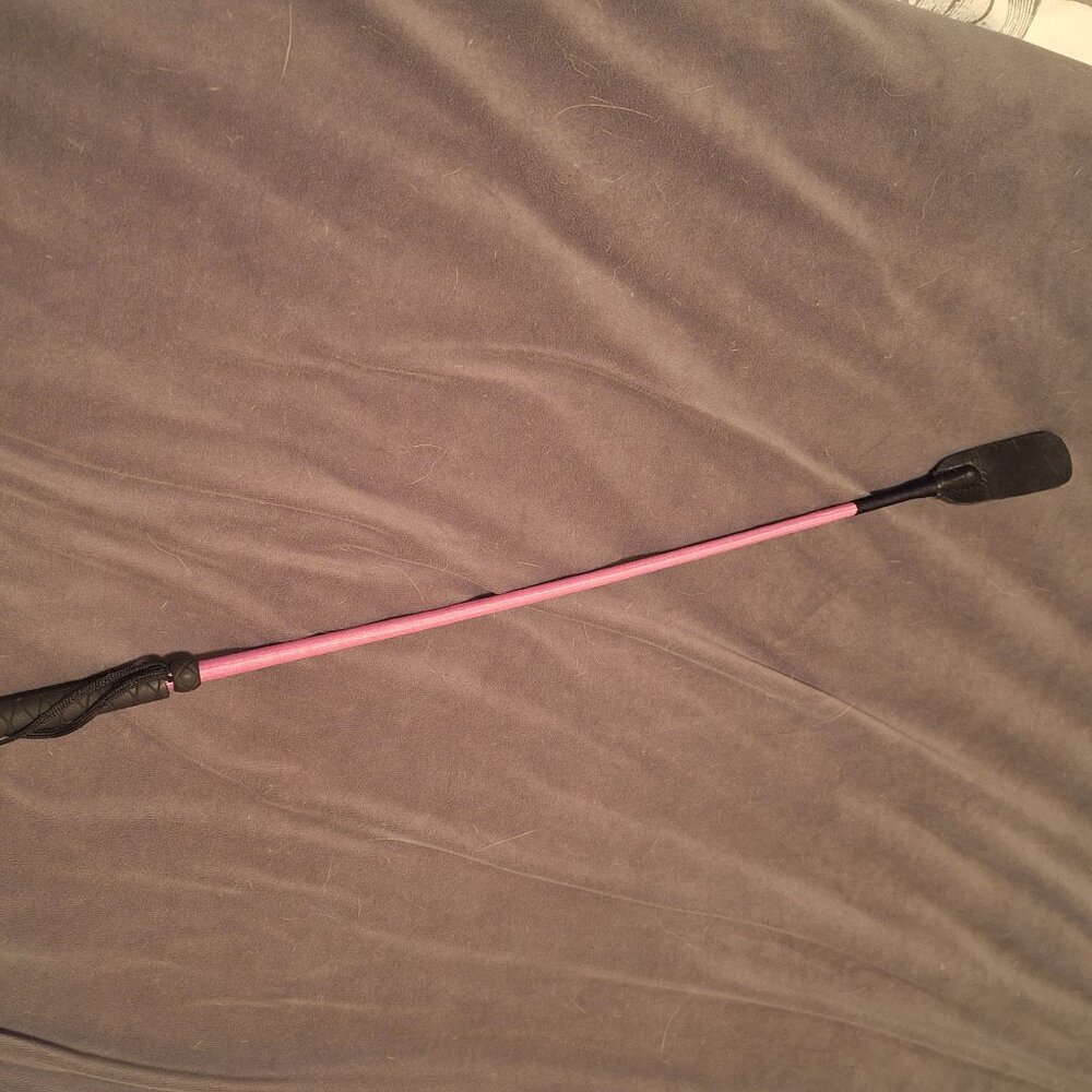 Pink and Black Whip for Halloween Costume